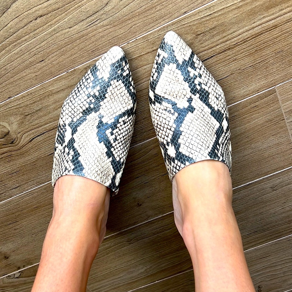 Aldo heels snakeskin print